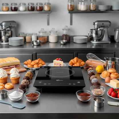 [PT] Cooktop de indução Fischer 1 boca - cooktop portátil vitrocerâmico para Bennedita Pan