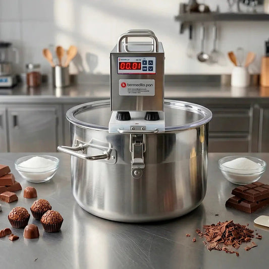 [EN] Megaplus 22L automatic cooking pan bivolt - extra large capacity professional industrial model