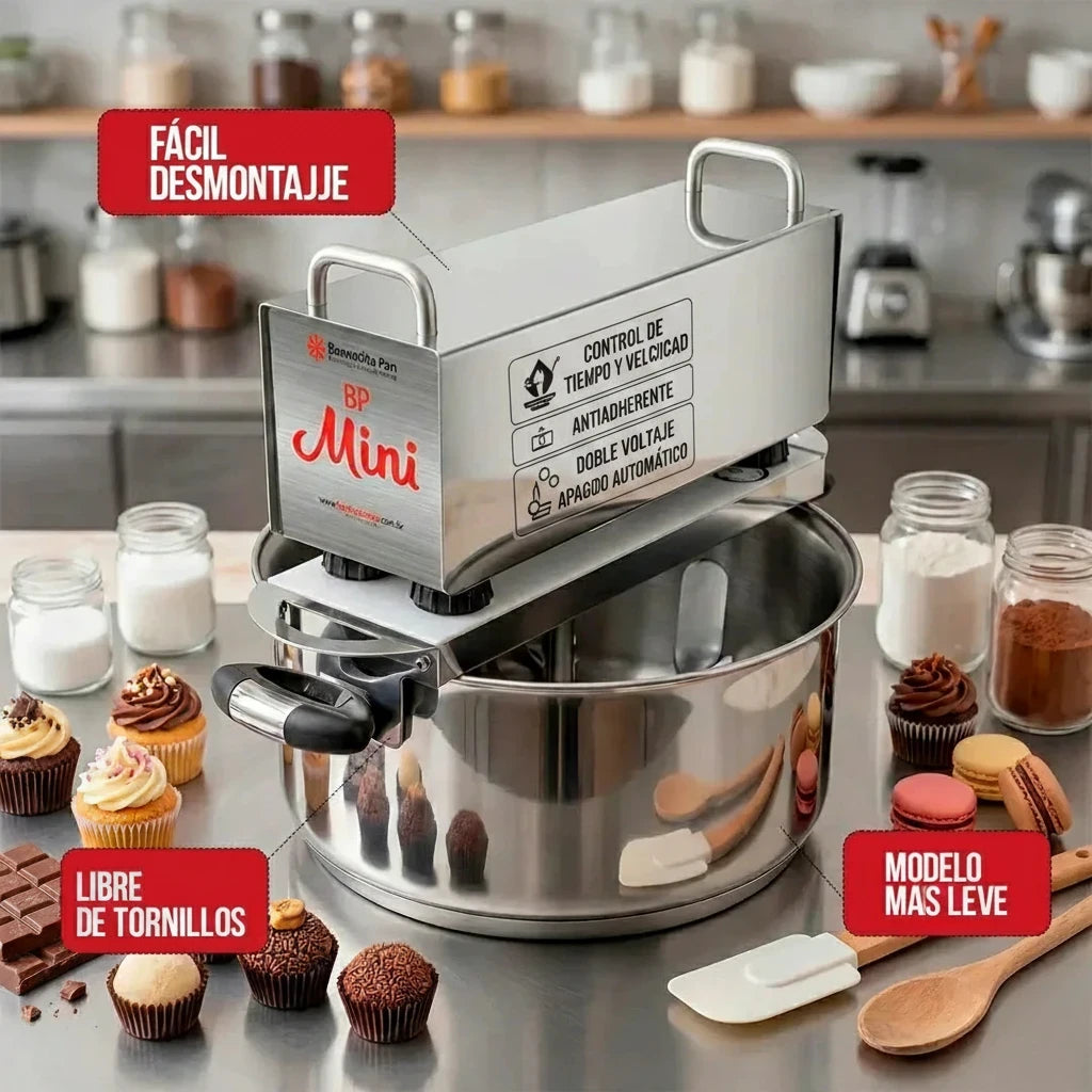[ES] BP Mini 4,7L olla automática vista superior - tamaño perfecto para confiteros caseros