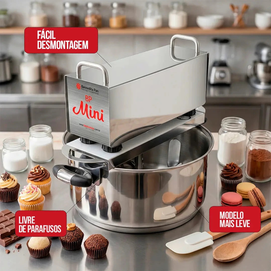 [PT] BP Mini 4,7L panela automática vista superior - tamanho perfeito para confeiteiros caseiros