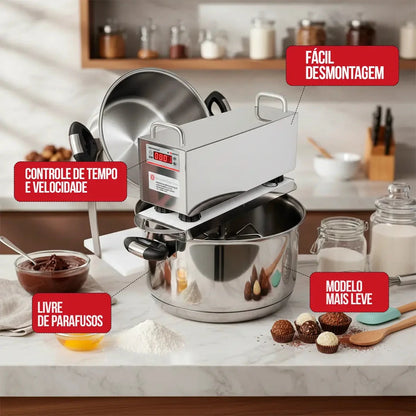 [PT] BP Inox 8,5L panela automática vista interna - aço inox alimentício