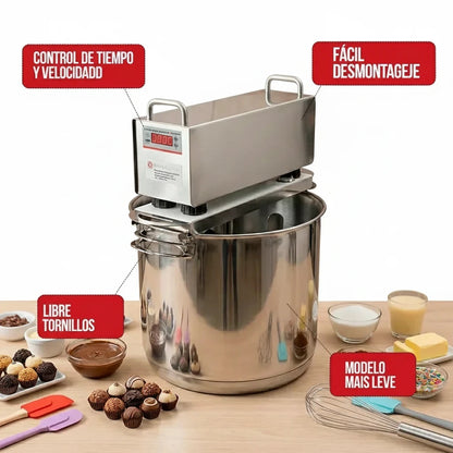 [ES] BP Max 15,7L olla automática interior - superficie extra grande en acero inoxidable