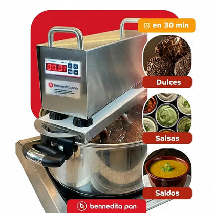 [ES] Bennedita olla automática diseño en acero inoxidable - equipo de cocina comercial